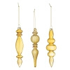 Zestaw 3 bombek Bloomingville AURALIA złotych
