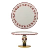 Jolly Cake Tray, Grey, Stoneware