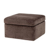 BLOOMINGVILLE LANNA brown pouf
