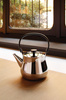 ALESSI Cha Silver-Black Teapot and Teapot