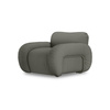 Arc lounge fauteuil, frame ash, wander, army green