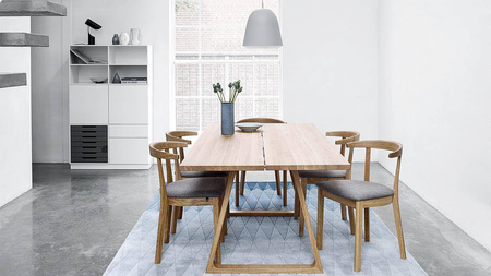 Dining table #105 SKOVBY natural