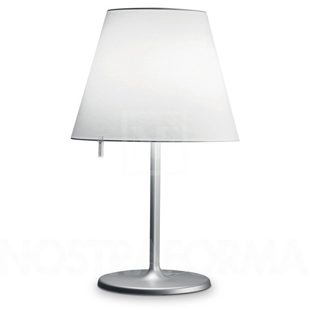 Lampa stołowa nocna Artemide Melampo Notte srebrna