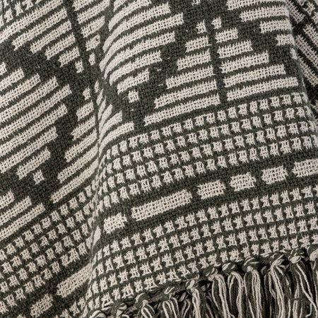 Narzuta Bloomingville GUTTE zielona