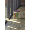 Smile Stool Burgundy/Green