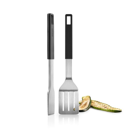 EVA SOLO Black Grill Tongs and Spatula Set