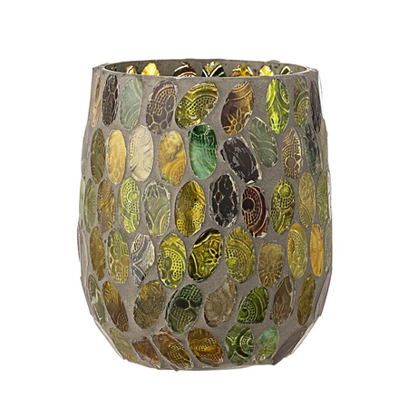 Lorissa Votive, Green, Glass