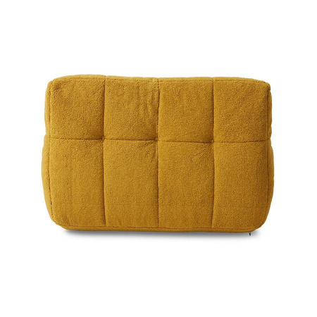 Lazy Lounge chair fluffy, ochre