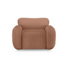 Arc lounge fauteuil, frame ash, linen, dusty rose