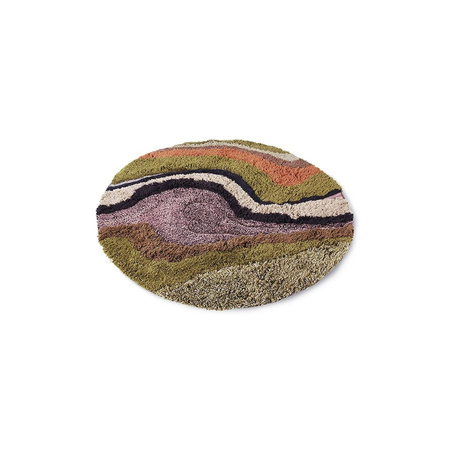 Round tufted rug gradient (150x150)