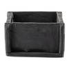 Janemaria Box, Black, Reclaimed Wood