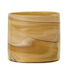 Sylas Votive, Orange, Glass