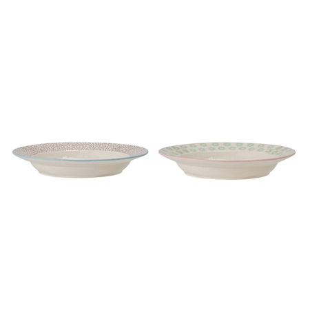 Patrizia Plate Deep, Green, Stoneware