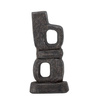 Sanah Candle Holder, Black, Cast Iron