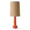 Cone lamp shade silk brown (32x32cm)