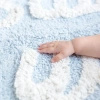 Dywan bawełniany Lorena Canals BABY niebieski Ø120 cm