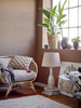 Nevil Wall Decor, White, Mango