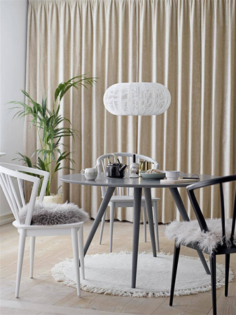 Lampa wisząca Bloomingville KARNDEEP biała