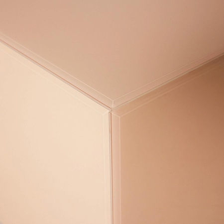 Mirror block table nude L