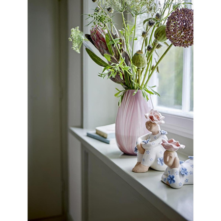 Zestaw 2 Dekoracji Bloomingville FLORIELLA niebieski