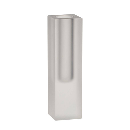 Glass vase HÜBSCH FROSTED gray
