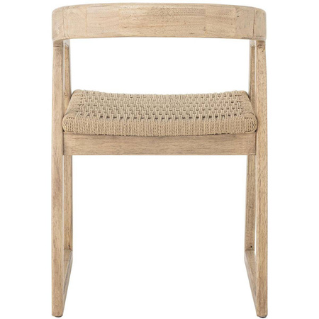 Serrone Dining Chair, Nature, Rubberwood