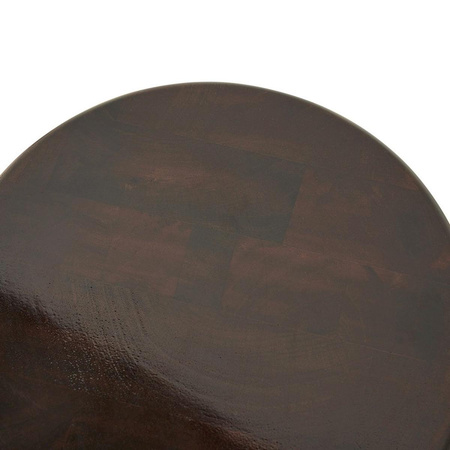 Stołek HKLIVING WOODEN czerwony