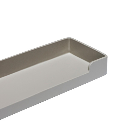 Kwadratowa taca Hübsch DISTRICT szara