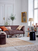 BLOOMINGVILLE LANNA brown pouf