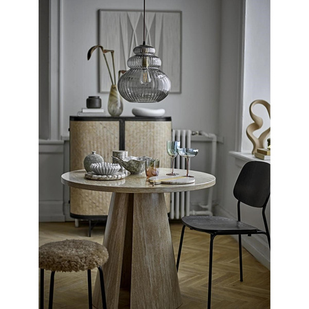 Sybia Pendant Lamp, Grey, Glass