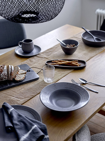 Raben Bowl, Grey, Stoneware