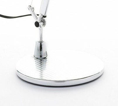 Lampa biurkowa Artemide Tolomeo Micro srebrna polerowana