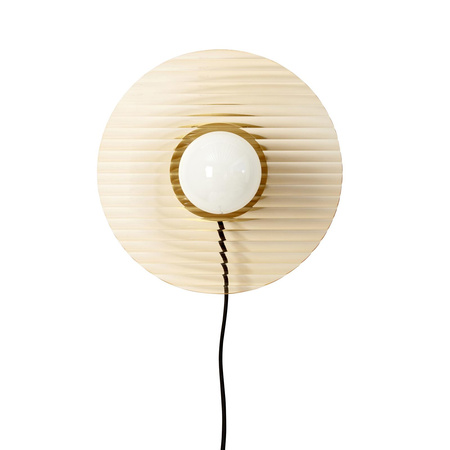 HÜBSCH HALO brown wall lamp