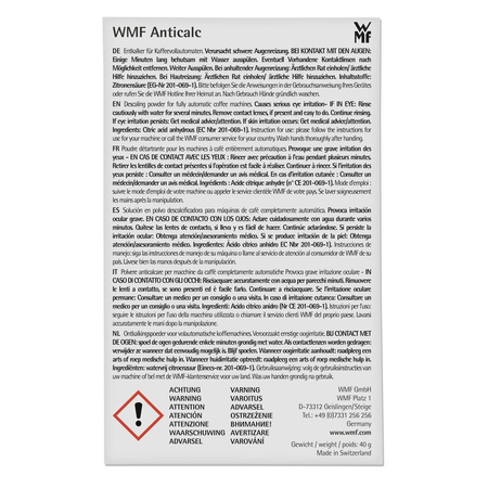 Zestaw do odkamieniania ekspresów automatycznych WMF DEEP BLACK biały