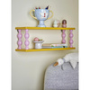 Bibiola Shelf, Yellow, MDF