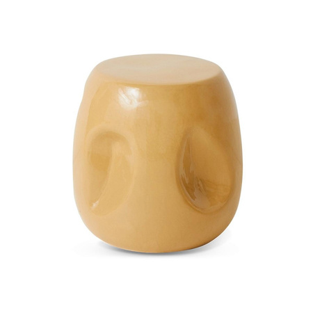 Currents ceramic side table sand
