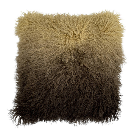 BLOOMINGVILLE PANSY cushion brown