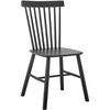 Mill Dining Chair, Black, Rubberwood