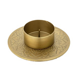 Mariella Candle Holder, Gold, Metal