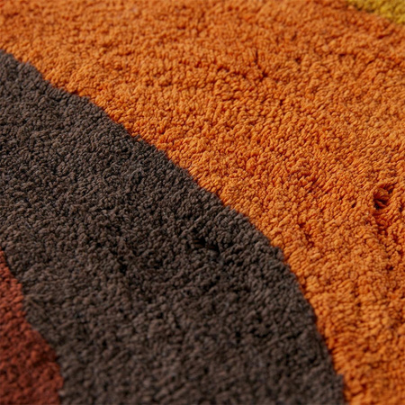 Bath mat retro swirl (90x120cm)