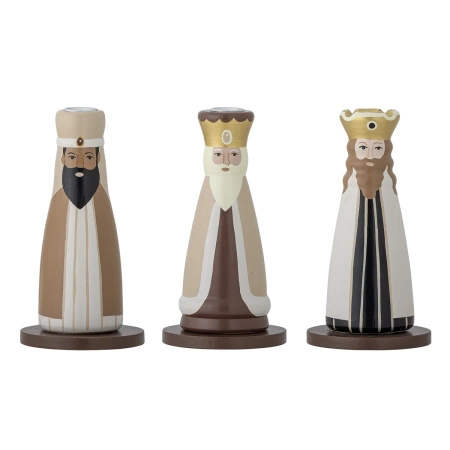 Betiel Candle Holder, Nature, FSC®100%, Beech wood