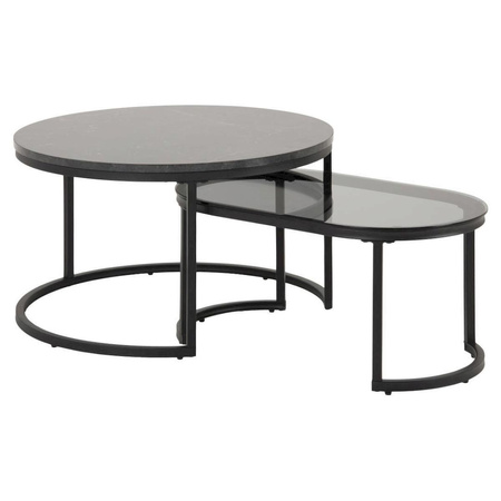 Coffee Table CANYON Unique matt black