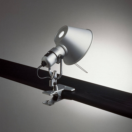 Lampa Artemide Tolomeo Pinza Micro LED srebrna