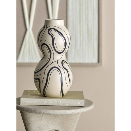 Nicola Vase, Black, Stoneware