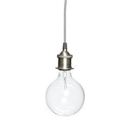 Lampa wisząca Hübsch stalowa szara