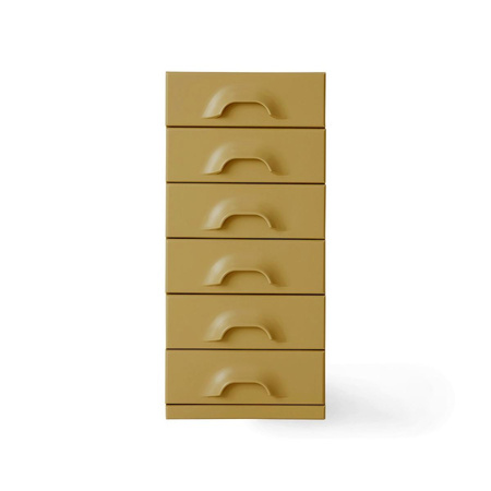 Chest of 6 drawers, sage
