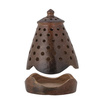 Norra Votive, Brown, Terracotta
