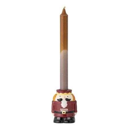 Feast Candle Holder, Red, Stoneware