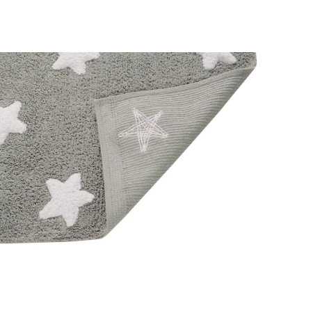 Dywan bawełniany Lorena Canals STARS szary 160 x 120 cm