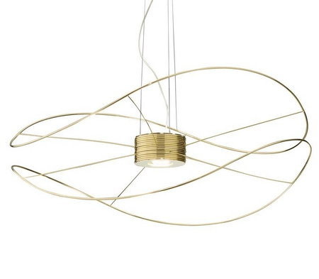 AXOLIGHT Hoops 2 gold pendant lamp